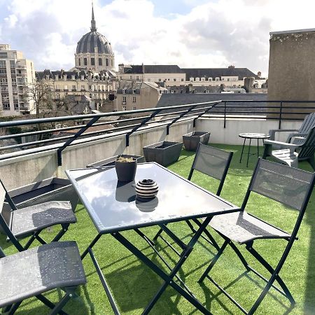 Grand Studio, Belle Terrasse Avec Vue Nantes Luaran gambar