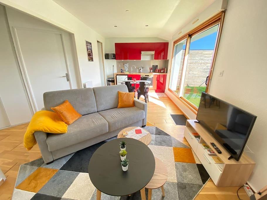 Grand Studio, Belle Terrasse Avec Vue Nantes Luaran gambar