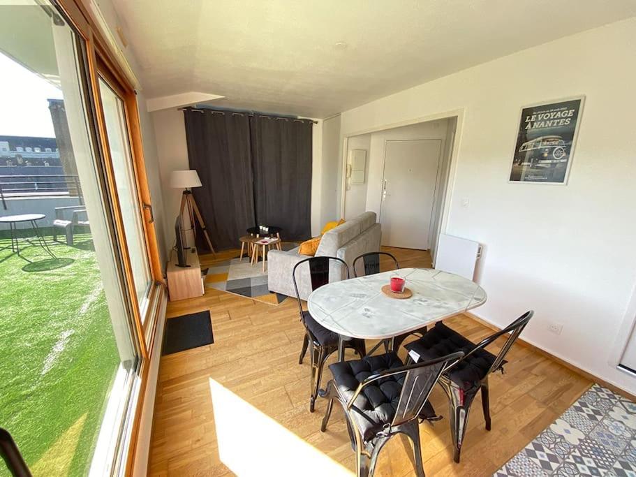 Grand Studio, Belle Terrasse Avec Vue Nantes Luaran gambar